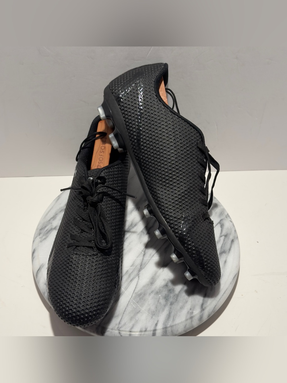 NEW! Brava Soccer Cleats Shoes Men's Size 11.5 Jet Black Athletic